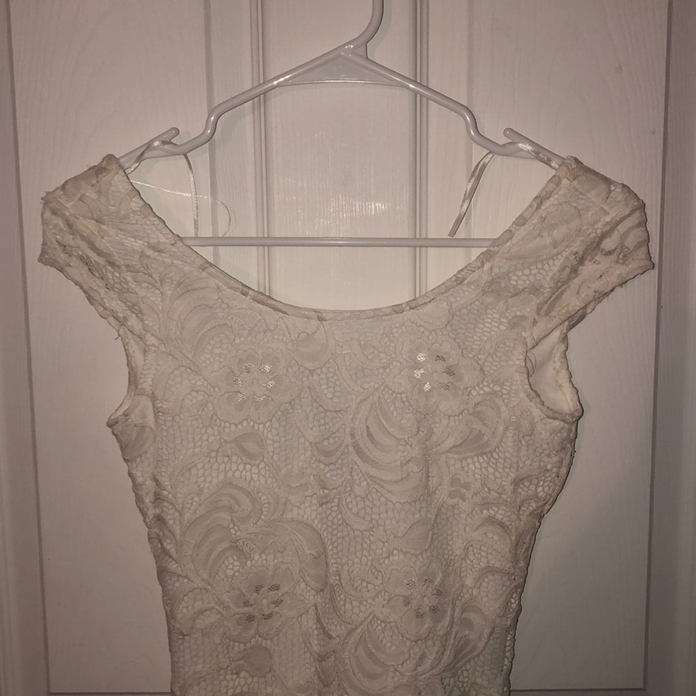 HM White Lace Dress